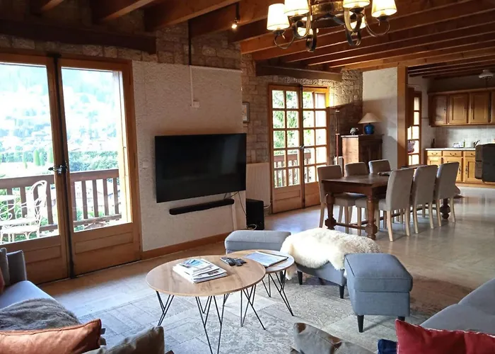 Sumptuous With Breathtaking Mountain Views Chalet Megève